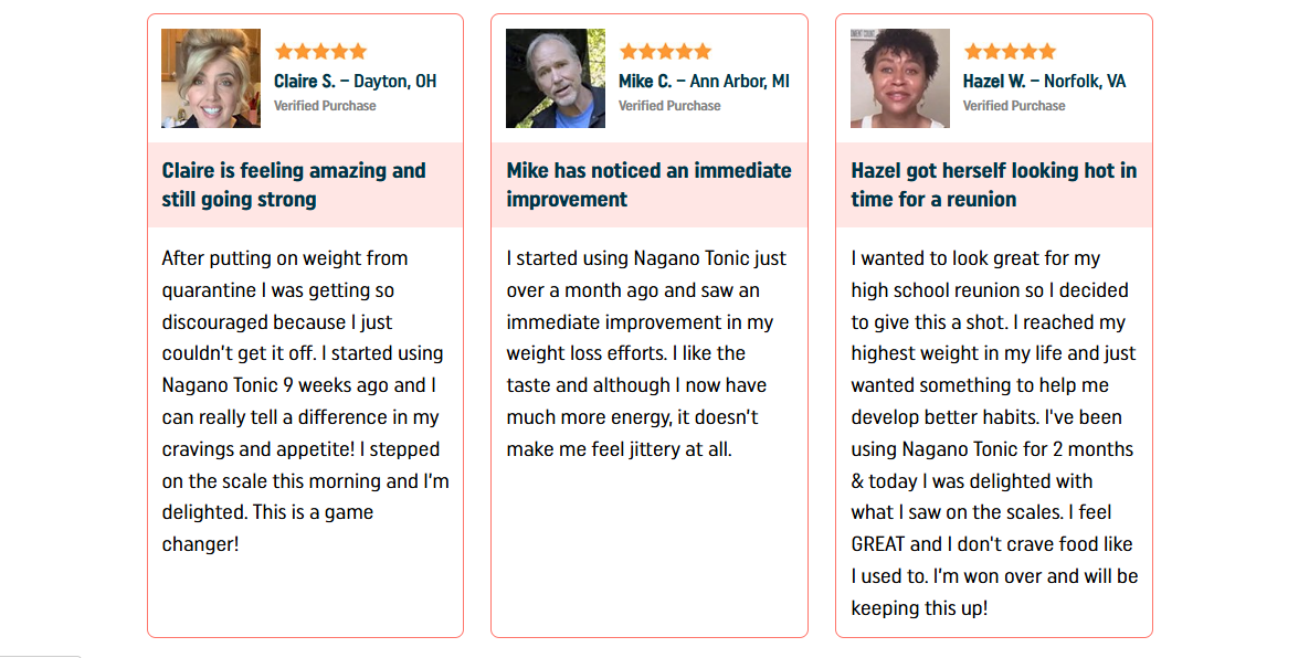 Nagano Tonic Reviews